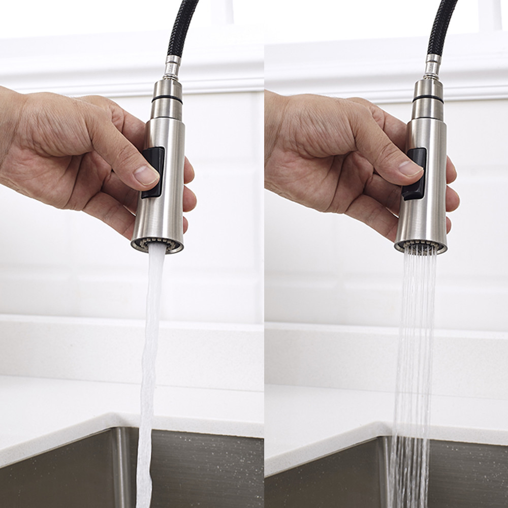 Steel 304/316 Kitchen Water Low Lead Mixer Tap Flexible Kitchen Gold Color Faucet