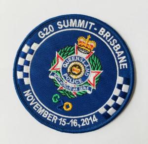 China Wholesale round embroidery hand customized fashion design embroidery patches wholesale