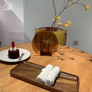 Bale white cotton small oshibori towels