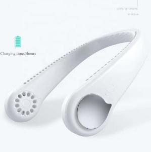 China 5v Wearable Portable Usb Rechargeable Neck Fan Convenient Carry wholesale