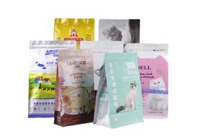 China BPA Free Zipper PE Resealable Dog Food Bag For Packaging wholesale