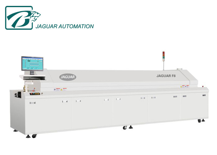 8 Heating Zones Convection Reflow Oven For Led Production Line PLC Control
