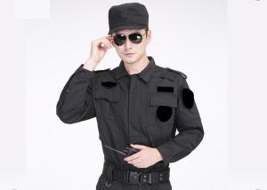 China Formal Collar Security Dress Uniform Velcro Opening And Closing Chest Bag Design wholesale
