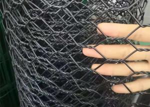 China Hexagonal 2.5mm Gabion Mesh Baskets 50x60mm Woven Fish Cage Netting wholesale