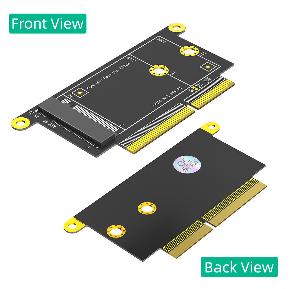NGFF M.2 NVMe Key M 2230/2242 Type Adapter for Macbook A1708 Model