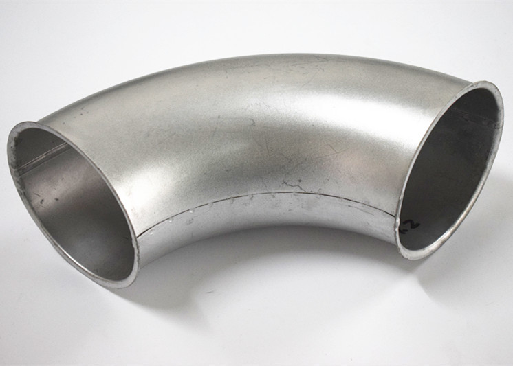 Modular Ductwork Pipe Fittings 60 Degree Pressed Bends For Dust Collection