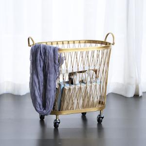 China Nordic Rustproof H42.5CM Steel Laundry Basket wholesale