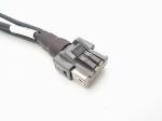Black 28AWG 0.3 Meter 4PIN Aviation Connector Cable