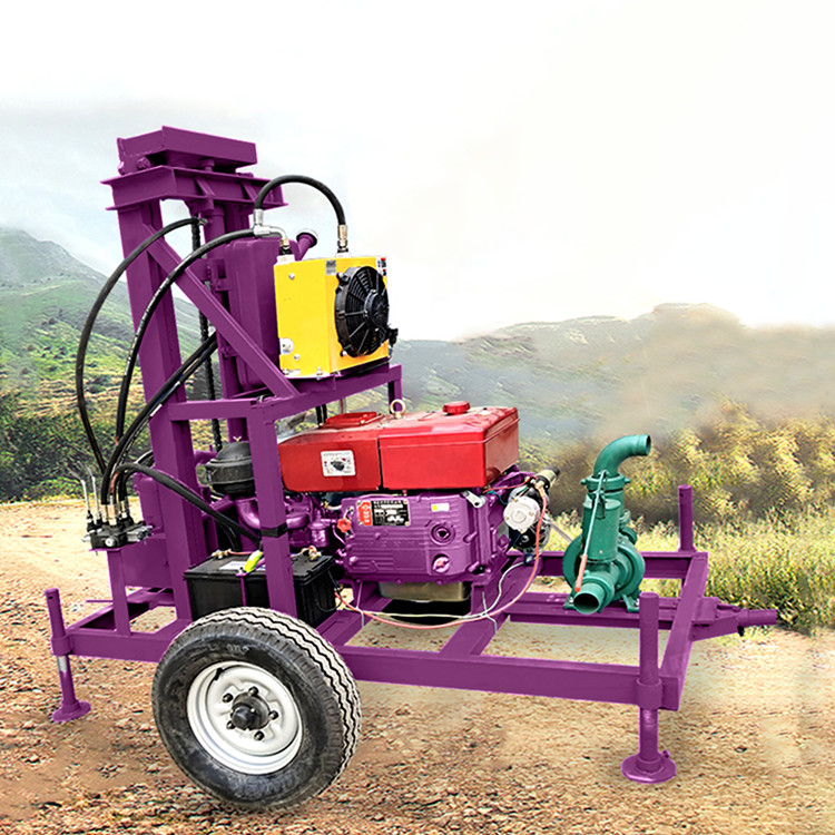Portable Hydraulic Drilling Machine for Small-Scale Water Well Projects