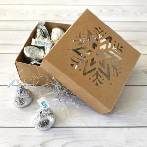 China Paperboard Christmas Cookie Gift Boxes , Custom Holiday Cookie Gift Boxes wholesale
