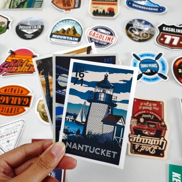 Custom Sticker Vinyl Die Cut Stickers Printing Adhesive Waterproof Company