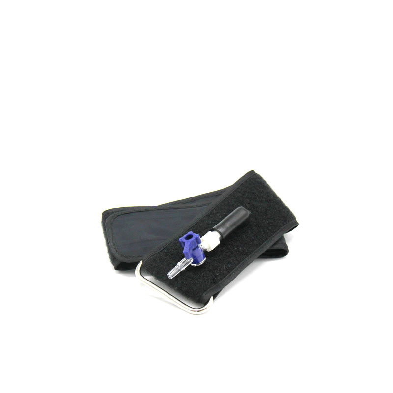 Single Portal Power Wrap Athletic Support with Adjustable Blood Flow Restriction Bands