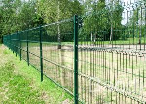 China 8 Feet Height Welded Wire Mesh Garden Fencing Wide View For Airport / Highway / Stadium wholesale