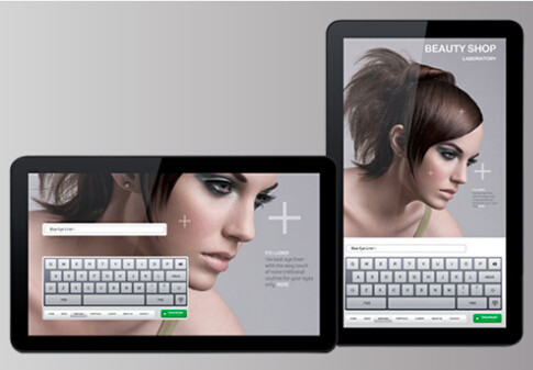 Commercial touch screen 10.1inch Monitor Advertising Display Digital Signage capacitive tablet pc from Sunchip
