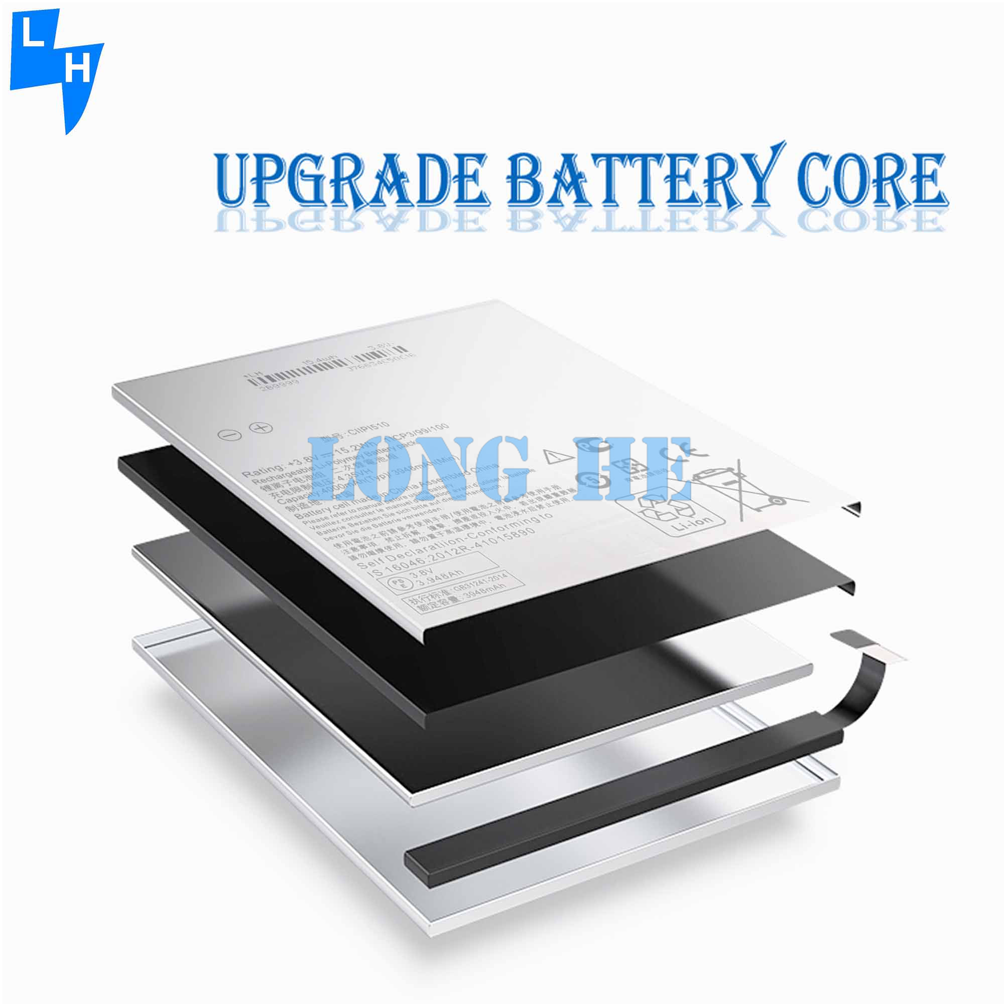 RECHARGABLE White Lithium Polymer Battery 4.35V 40000mAh for ASUS Zenpad S 8.0 Z580CA3