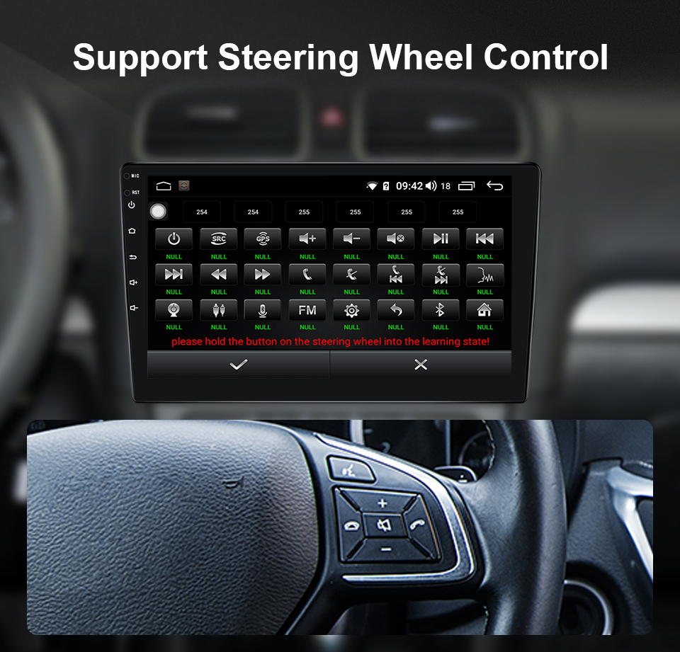 1280*720 Resolution Chip solution Android 10 Universal Touch Screen Car Radio 7862 Player