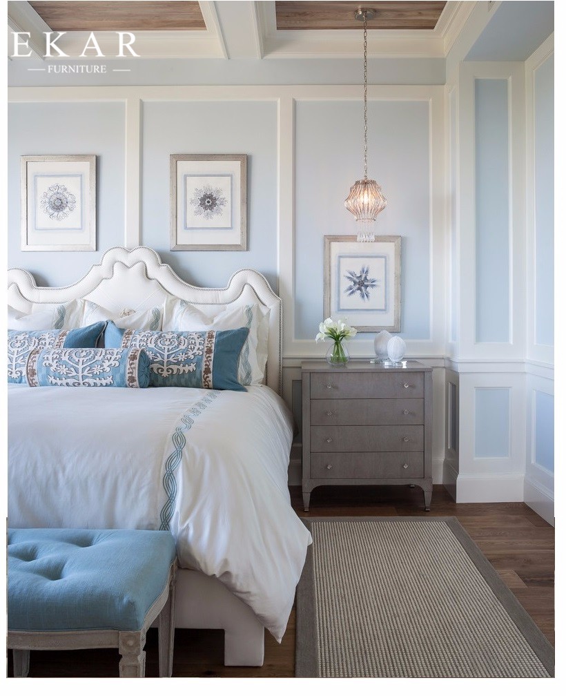 Plywood Double Wedding Fancy Bed Design