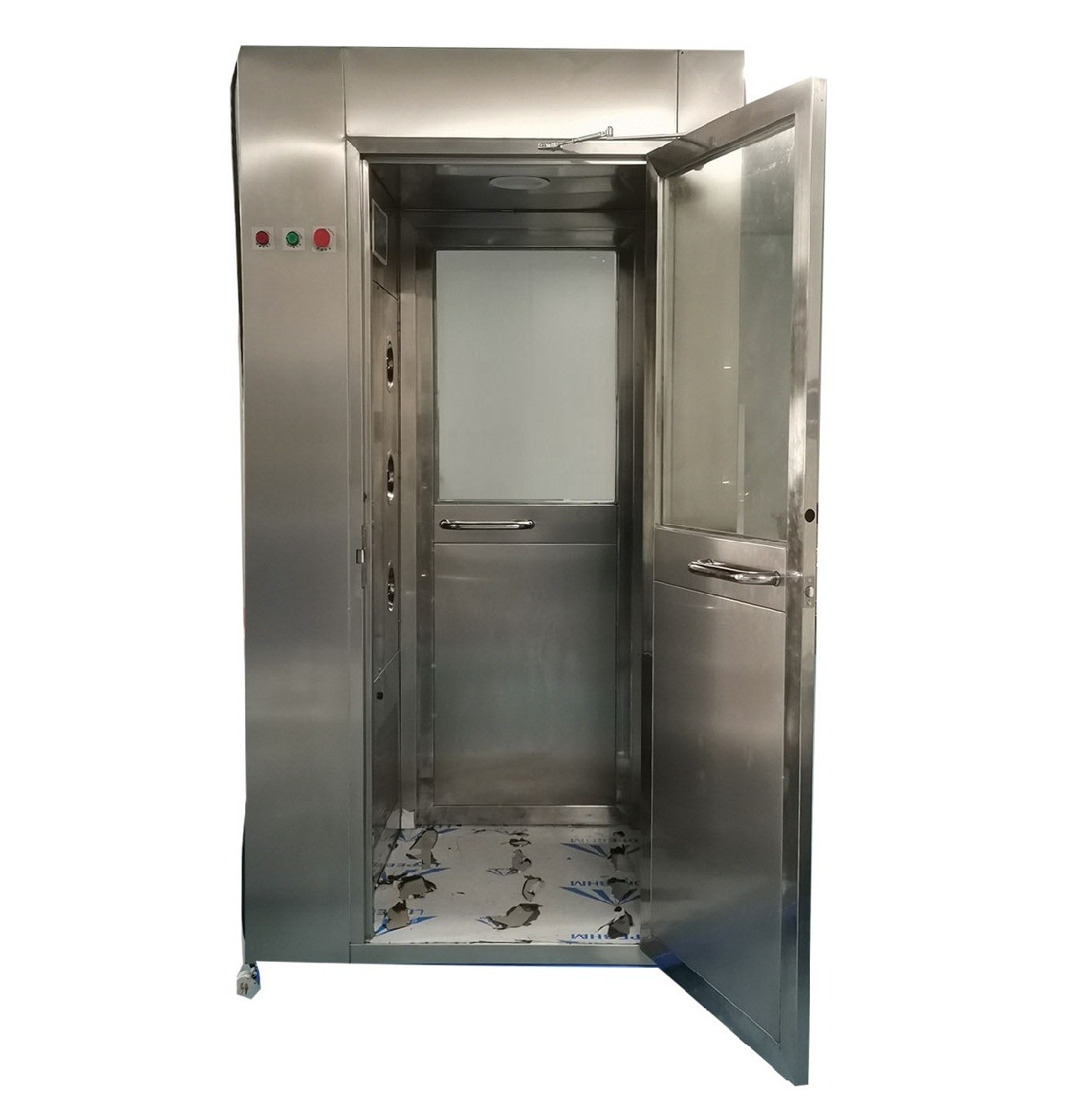 220V 50HZ Stainless Steel Cleanroom / Single Person Air Shower Tunnel