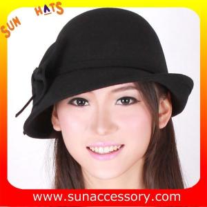China 0352 wool felt burgundy ladies hats for women,Shopping online hats and caps wholesale