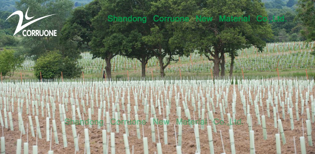 Customizable and Waterproof Flexible PP Corrugated Plastic Tree Protector for Trees