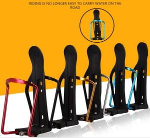China Simple Design Light Cycling MTB Road Bike Ajustable Water Bottle Holder Cage Lithium Alloy Bottle Holder Bracket Rack wholesale