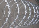 16m 0.35mm Barbed Wire Concertina Coil ISO 9001 Razor Electric Fence