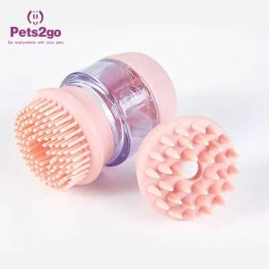 China Multi Functional 6x12cm Silicone Brush Pet Bathing Tool wholesale
