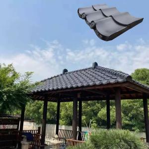 China Japanese Roof Tiles Sangawara Porcelain Glazed for Decorative Outdoor Roofs wholesale