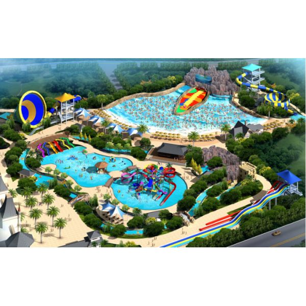 Commercial Fiberglass Custom Water Slides Adult Stimulating High Speed Slide