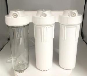 China 3 Stage Reverse Osmosis 10'' 20&quot; Water Filter Cartridge Housing wholesale