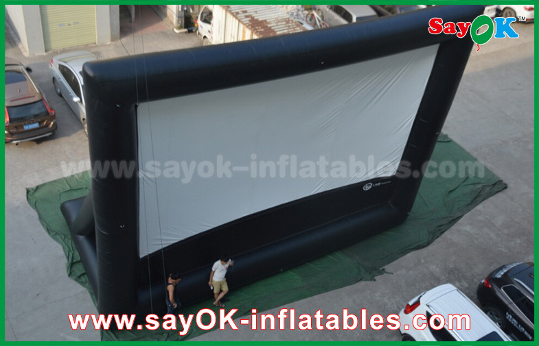 Backyard Movie Screens Inflatable Air Cinema , Outdoor Giant Inflatable Movie Screen For Advertising / Amusement