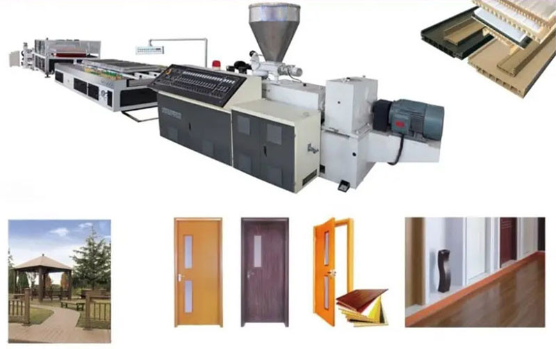 20M Plastic PVC Profile Extrusion Line For Wall Ceiling Corner Tile Making