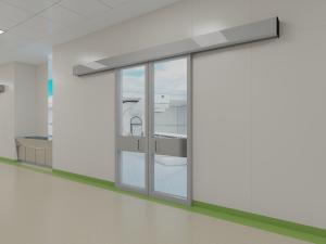 China Automatic sliding glass door-double door wholesale