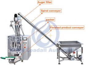 China Automatic Powder Packing Machine , Cake Chickpea Buckwheat Flour Packaging Equipment wholesale