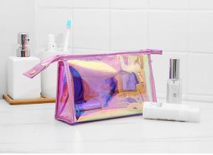 China Portable laser TPU web celebrity ins style cosmetics storage bag simple transparent carry-on makeup bags wholesale