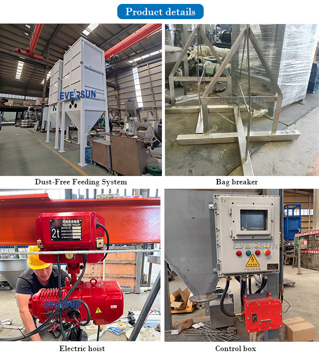 Dust Free Feeding System Bulk Bag Unloading Station Big Bag Discharger For Power
