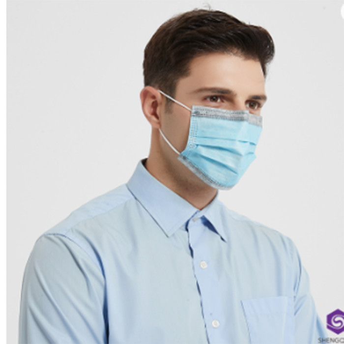 17.5x9.5cm FDA Anti Dust 3 Ply Earloop Face Mask