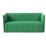 American Wind Net Red Fabric Velvet Sofa Family Three Person Simple Northern