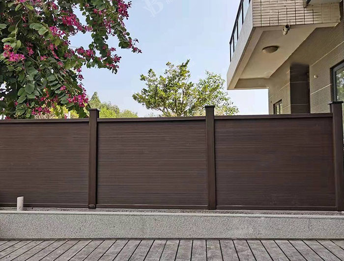 Wood Plastic Composite Interior WPC Panel 90x24.5mm Garden Railing Pergola Fence Wall Floor Inside For Decoration