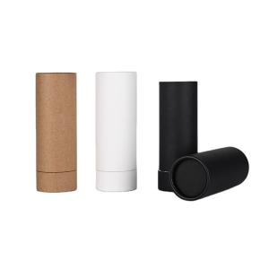 China Push Up Eco Friendly Kraft Packaging , Blister Biodegradable Chapstick Tubes wholesale