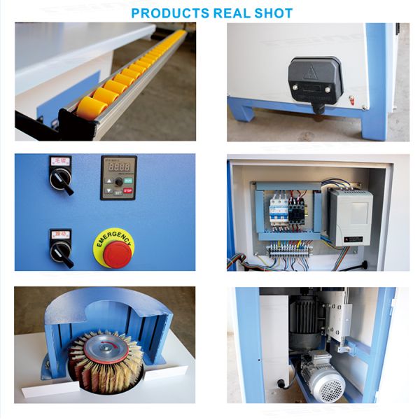 SKY-20S Vertical Manual Sanding Machine with Frequency Control Polishing Roller Speed