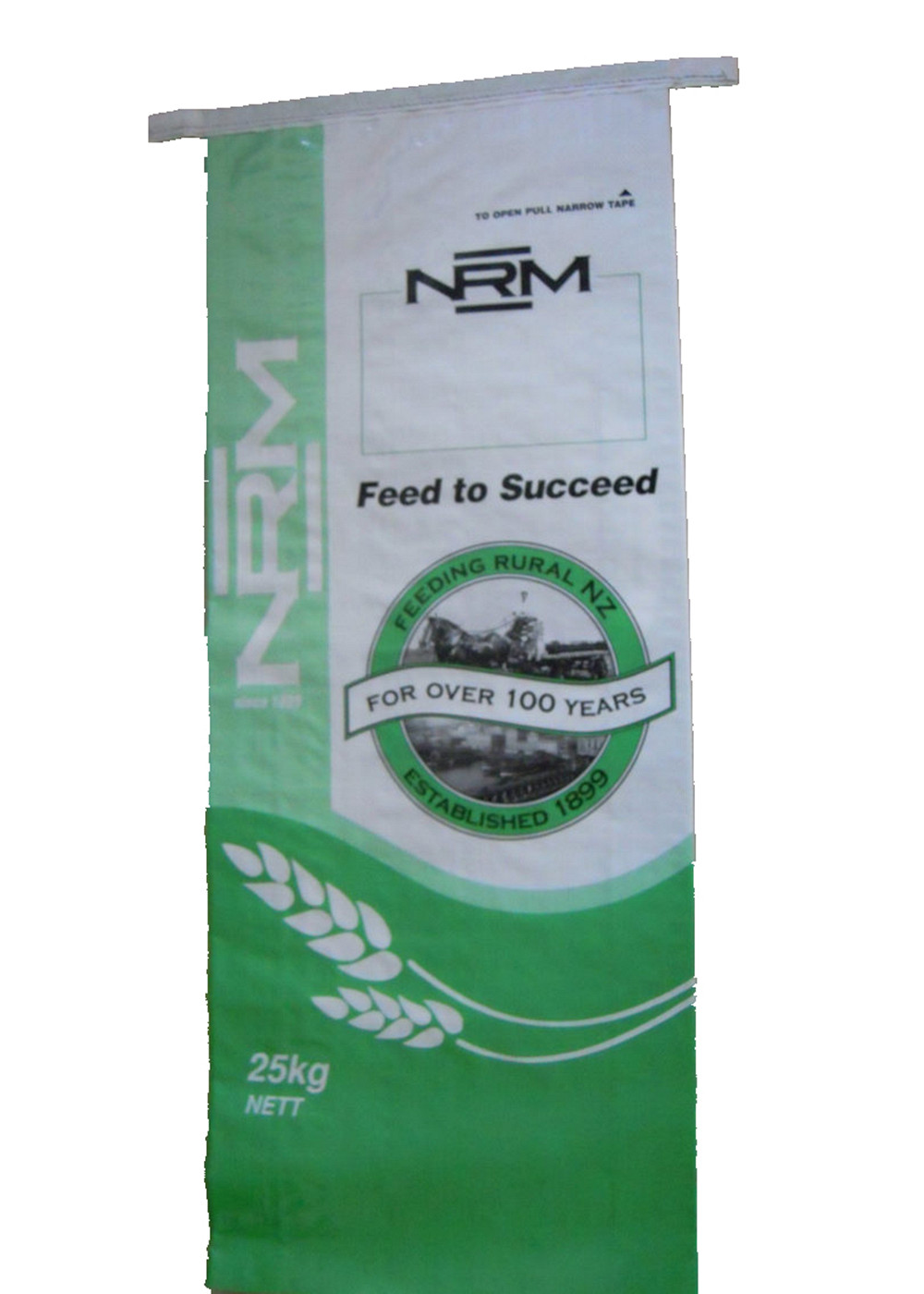 Eco Friendly 50 Lb Feed Bags , Personalized Cattle Feed Sack Bags Reusable