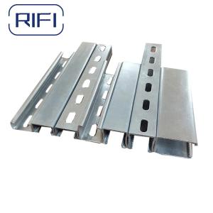 China OEM Hot Dipped Galvanized Strut Channel ISO Certificate With Holes wholesale