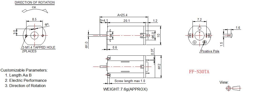 Micro Electric Door Lock Motor 6v 12v 12mm Diameter Mini N20 DC Motor