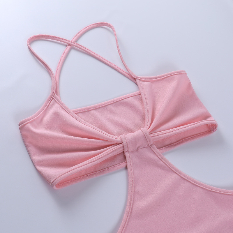 Low Cut Halter Suspender Sexy Women Dresses 61cm