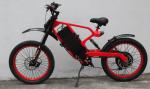 24" Wheel 200mm Rear Shock 60V 30Ah Electric Motorcycle