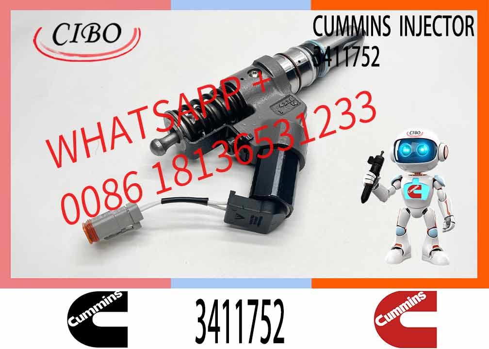 M11 Diesel Engine Parts 3083849 3411756 Fuel Injector for Cummins