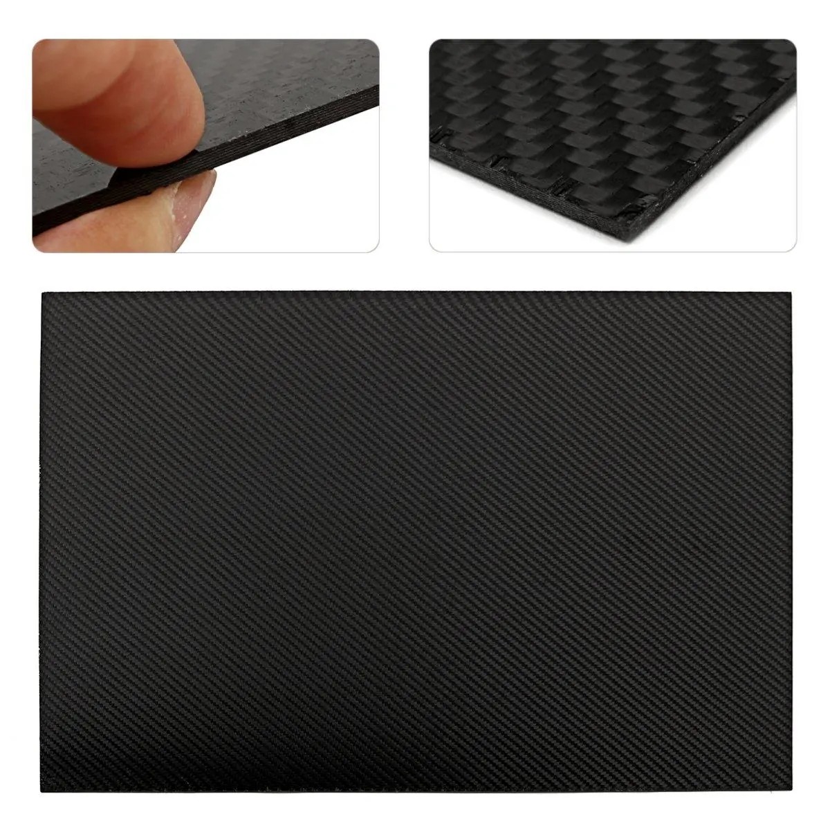 Plain Twill Weave Glossy Matte Finish Carbon Fiber Plate 3k Carbon Fiber Sheet