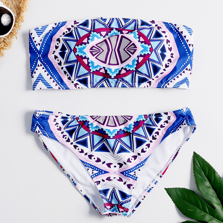Tiered Layer Tie a Knot Front Top With Low waist Bikini swimsuit high cut