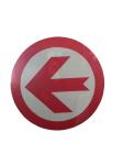 Aluminum 8 Directions 3M Film Reflective Traffic Signs Engineering Grade